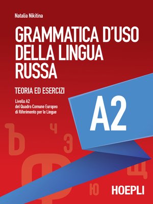 cover image of Grammatica d'uso della lingua russa A2